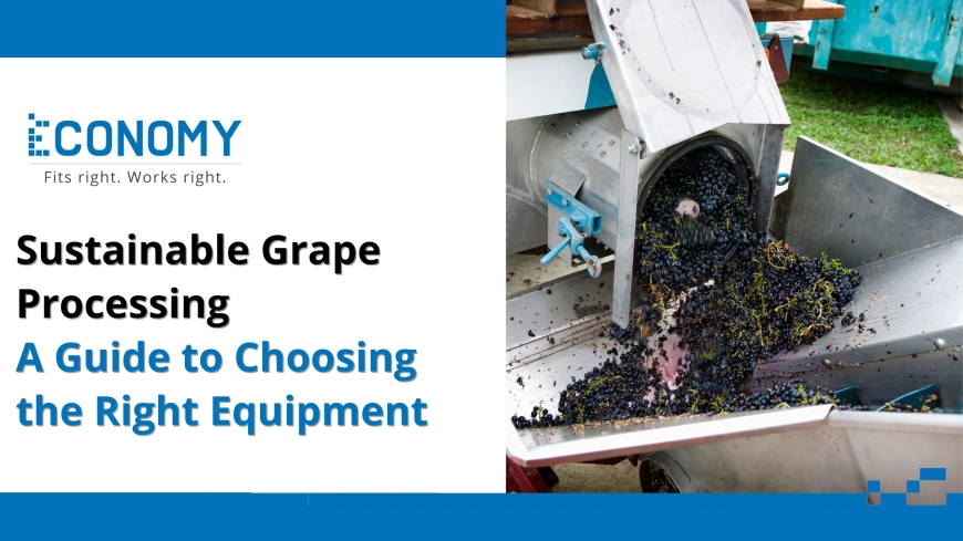 Sustainable Grape Processing: A Guide to Choosing the Right Equipment
