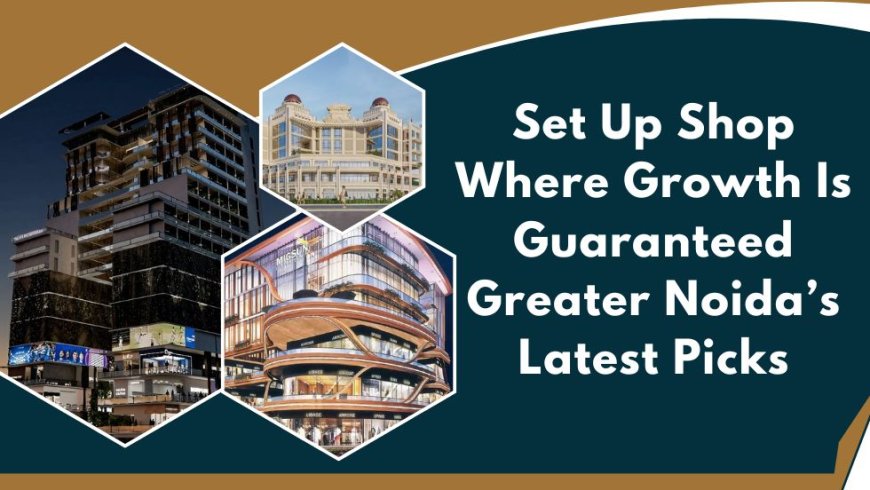 Set Up Shop Where Growth Is Guaranteed: Greater Noida’s Latest Picks