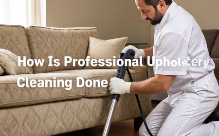 How Is Professional Upholstery Cleaning Done