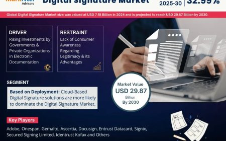 Digital Signature Market Outlook 2025–2030: Growth Forecast & Top Trends