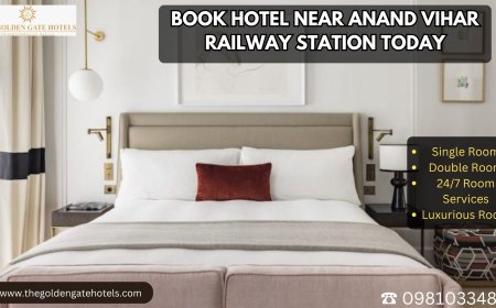 Book Hotel Near Anand Vihar Railway Station Today