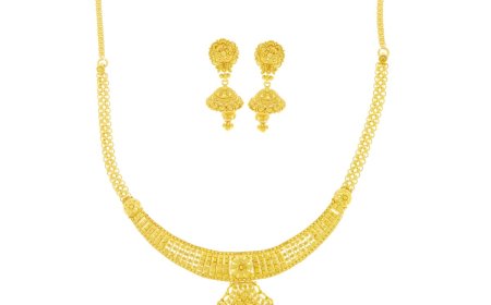 22ct Indian Gold Necklace Set: A Timeless Blend of Culture and Craftsmanship