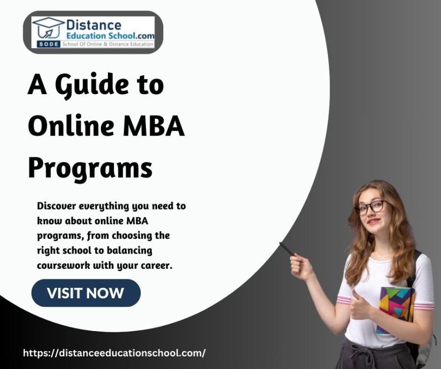 Online MBA Degree Courses – Best Universities and Specialisations