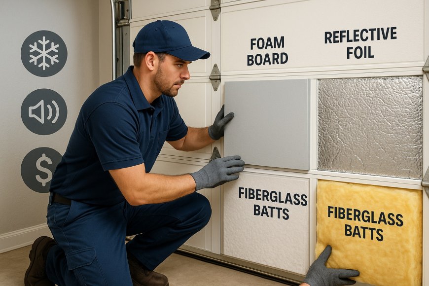 Which insulation works best for garage door replacement?