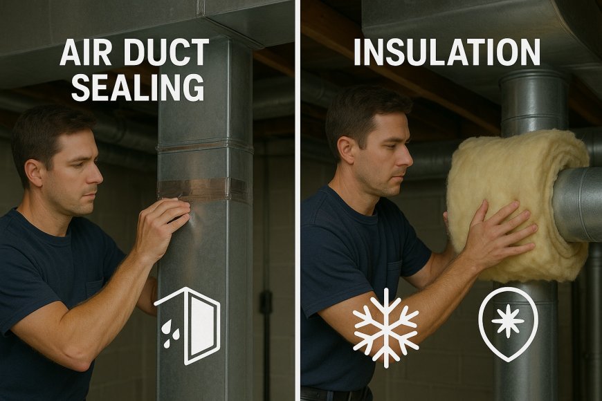 How Is Air Duct Sealing Different from Insulation?