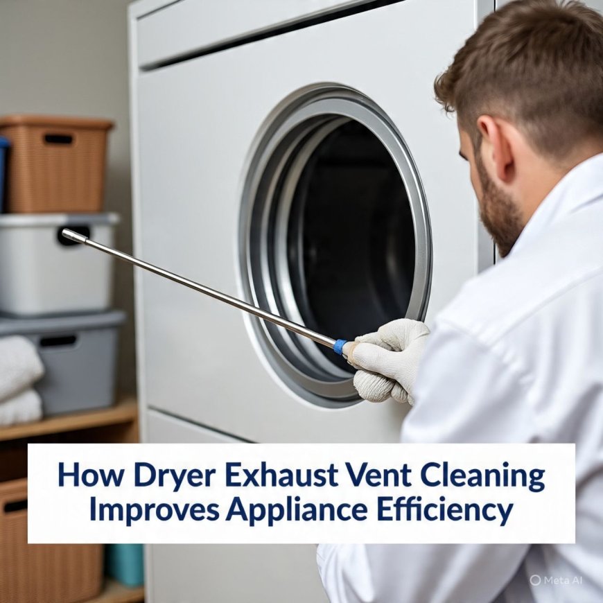 How Dryer Exhaust Vent Cleaning Improves Appliance Efficiency