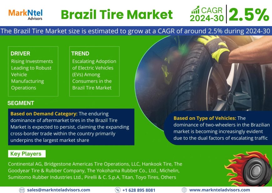 Brazil Tire Market Analysis 2024–2030: Size, Share & Future Outlook