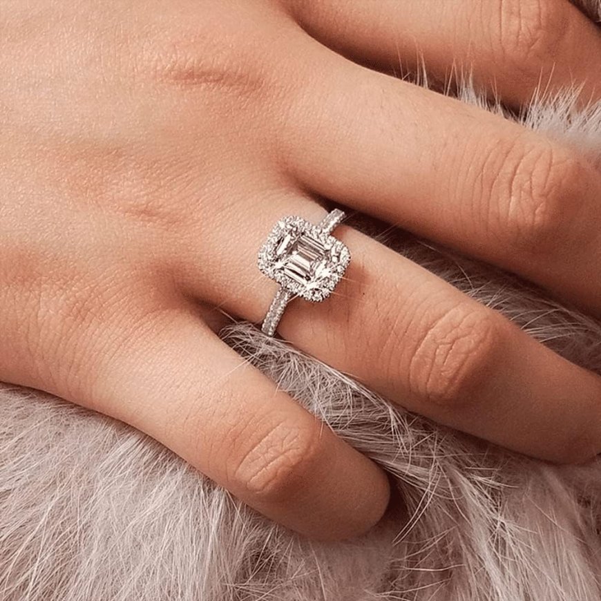 Choosing the right metal for your emerald cut engagement ring