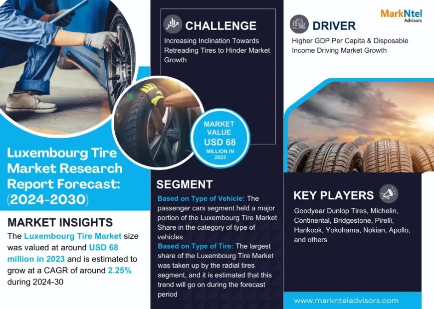 Luxembourg Tire Market Analysis 2024–2030: Size, Share & Future Outlook