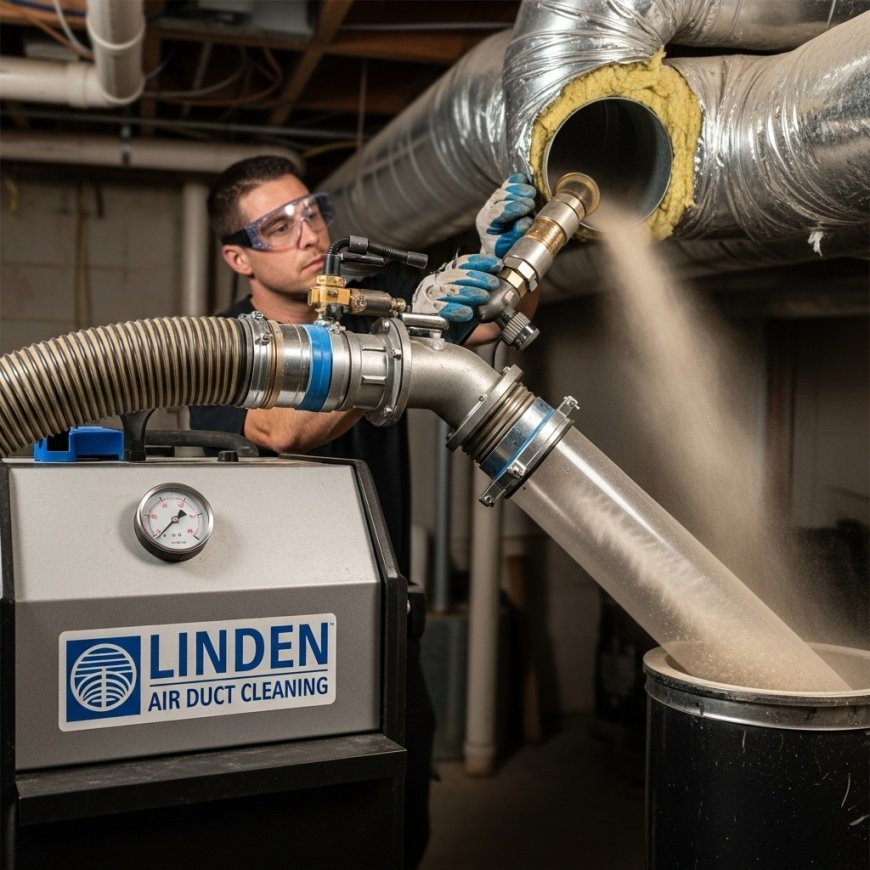 What Is Negative Pressure Air Duct Cleaning and How Does It Work in Linden?