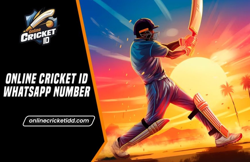 Online Cricket ID WhatsApp Number– All-In-One Cricket ID Platform